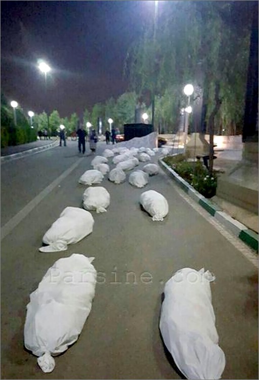 بد سلیقگی به سبک شهرداری / ماکت جسد در بوستان نهج البلاغه