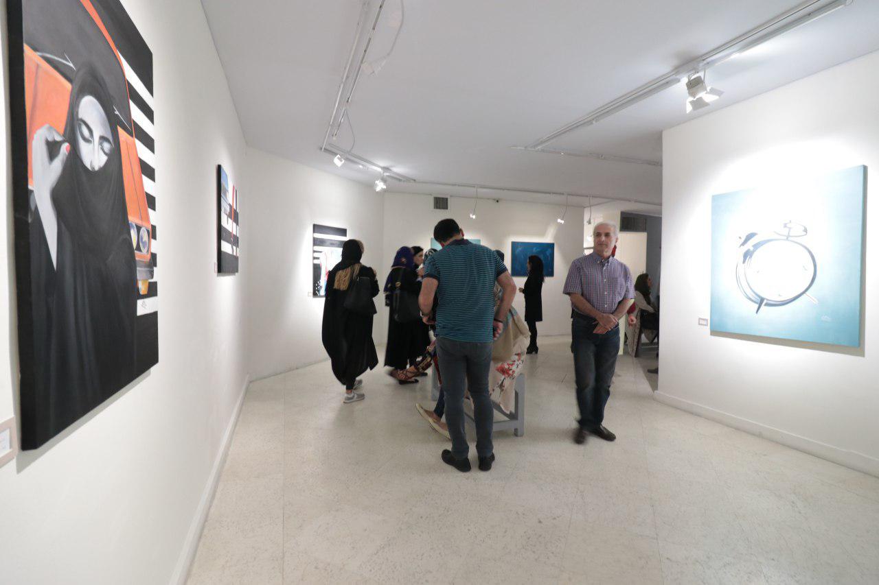 گزارش تصویری نمایشگاه آثار الهام خیران با عنوان "زن و حافظه کم" در گالری نگر
