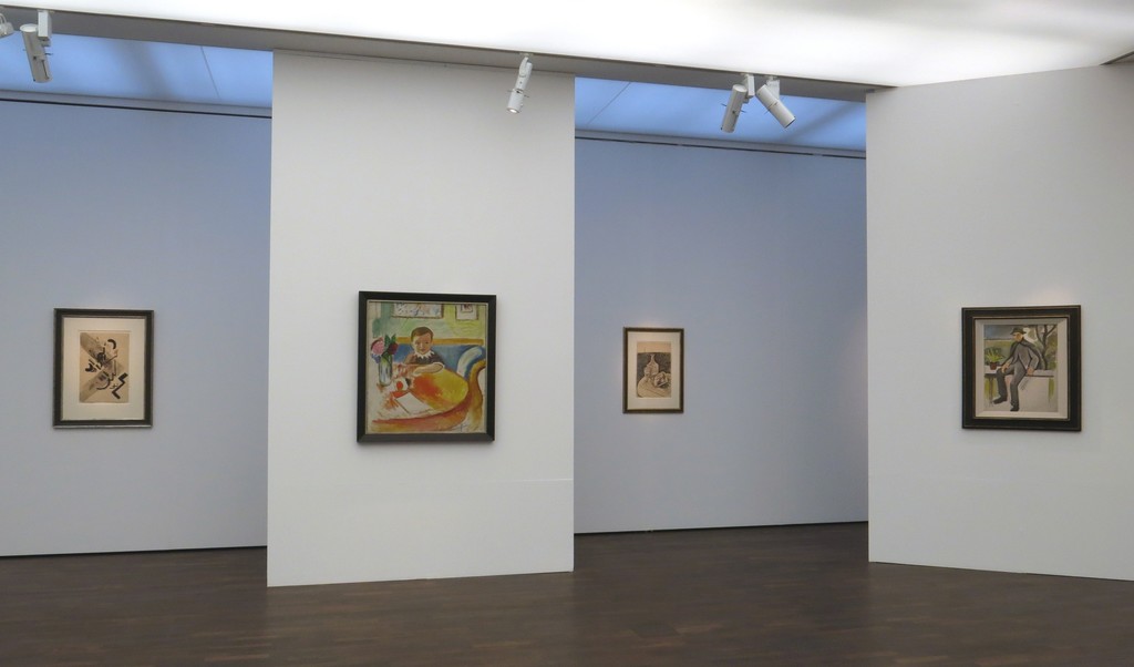 گزارش تصویری نمایشگاه افرادی August Macke در گالری گالری توماس در کشور مونیخ