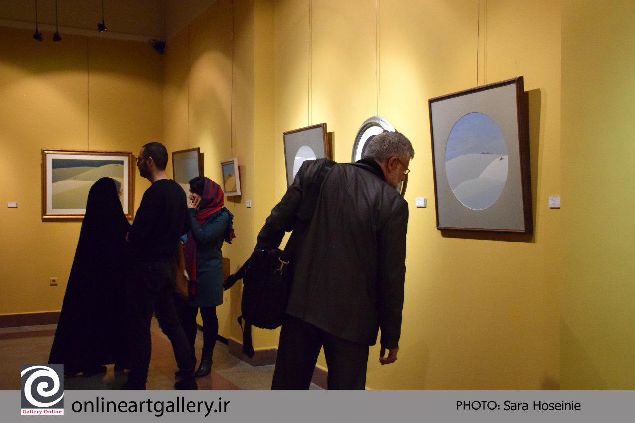 گزارش تصویری نمایشگاه مروری بر آثار استاد جلال شباهنگی در در موسسه فرهنگی و هنری صبا