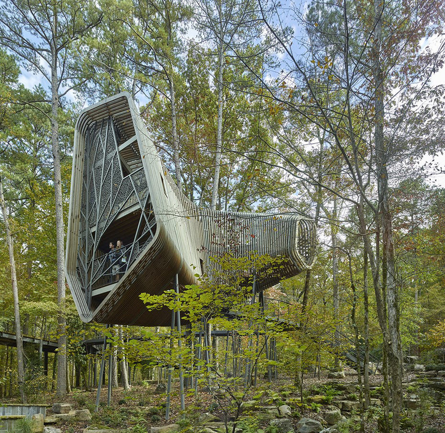 THE EVANS TREE HOUSE AT GARVAN WOODLAND GARDENS