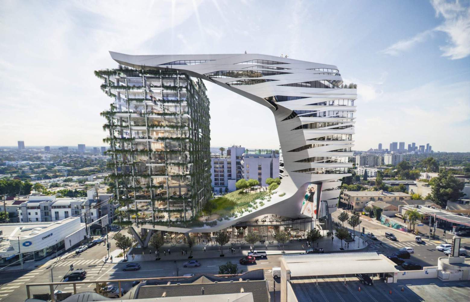 رونمایی از پروژه ی جدید Morphosis در Sunset Strip لس آنجلس
