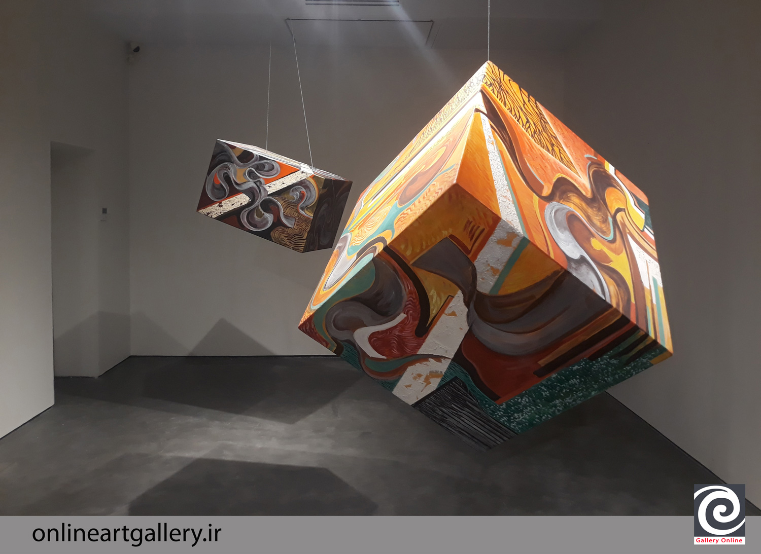 گزارش تصویری نمایشگاه حجم و نقاشی های علی فرامرزی در گالری هدایت/ بخش دوم