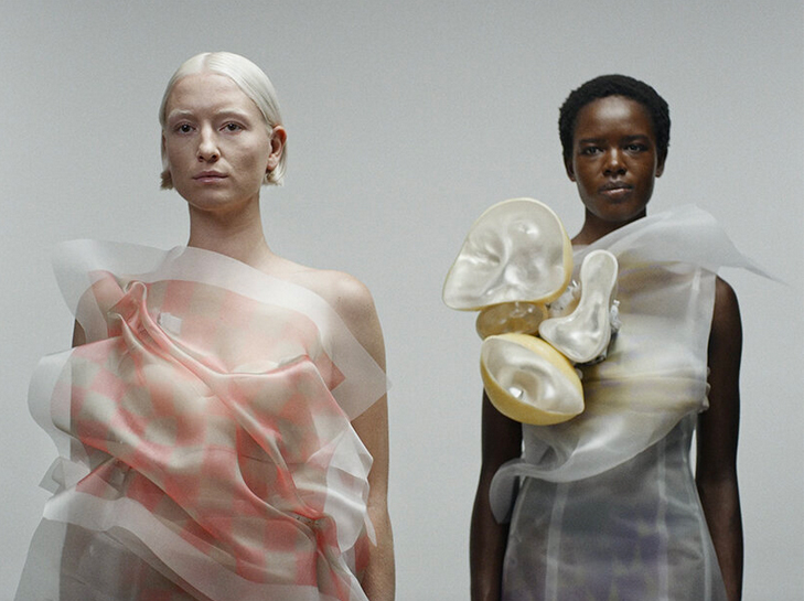 ying gao`s new pulsating robotic garments simulate the effects of virtual clothing