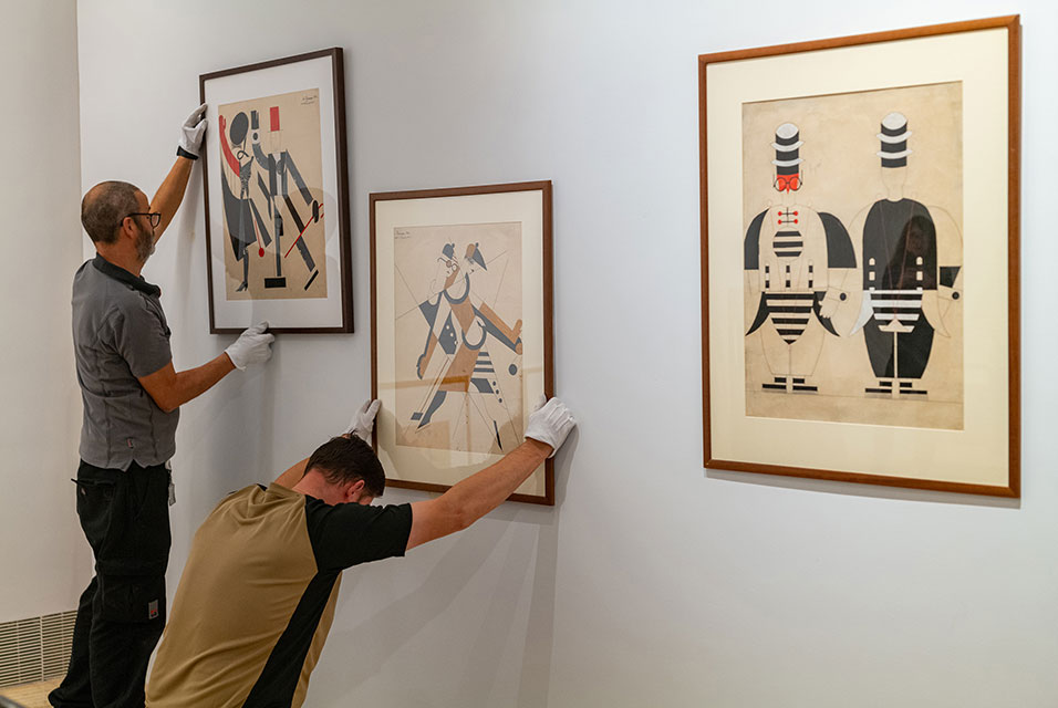 Defying Russian missiles and Soviet censors, Ukrainian art goes on show