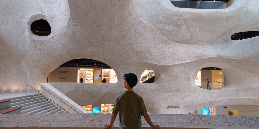 studio gang sculpts the natural history museum`s new wing like an eroded canyon