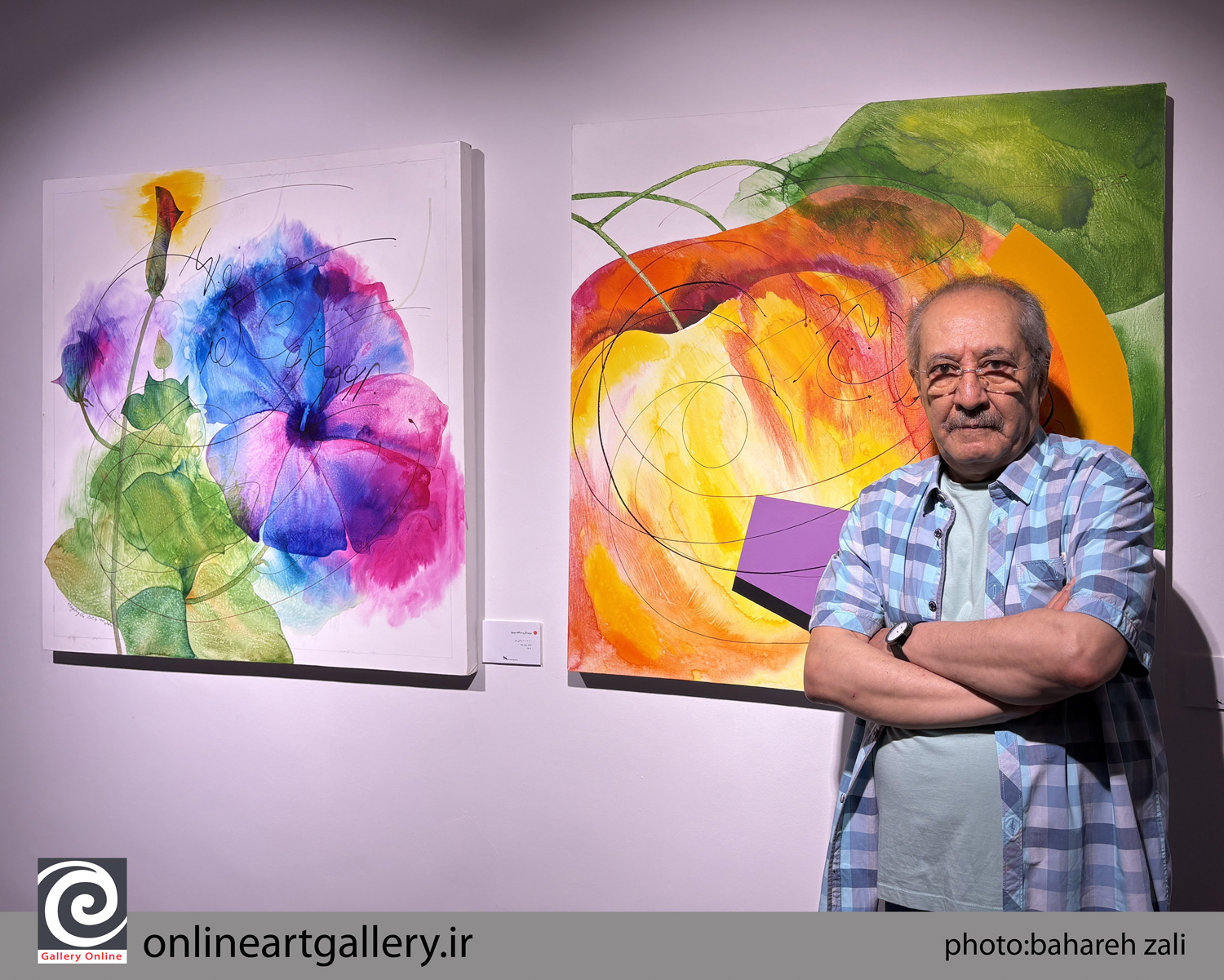 گزارش تصویری نمایشگاه آثار ابراهیم حقیقی