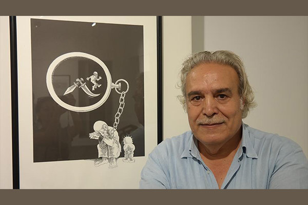 نمایش آثار کاریکاتوریست فلسطینی به مناسبت سی‌ امین ساگرد قتل او