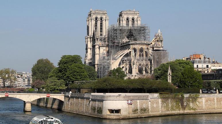 The architect in charge of Notre Dame Cathdral wants to rebuild the spire exactly as it was