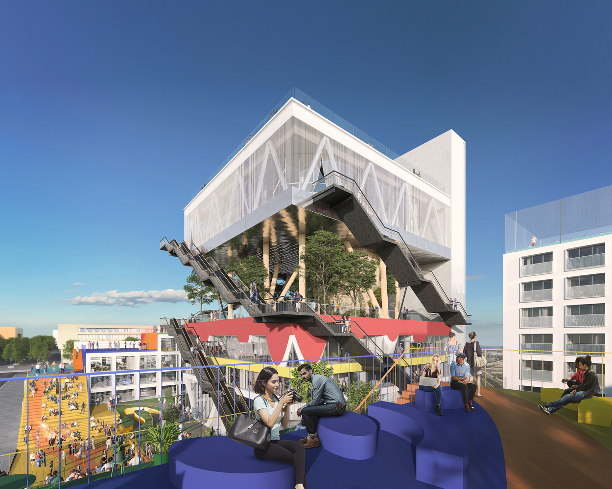 MVRDV to Transform Iconic Expo 2000 Pavilion into Co-working Complex