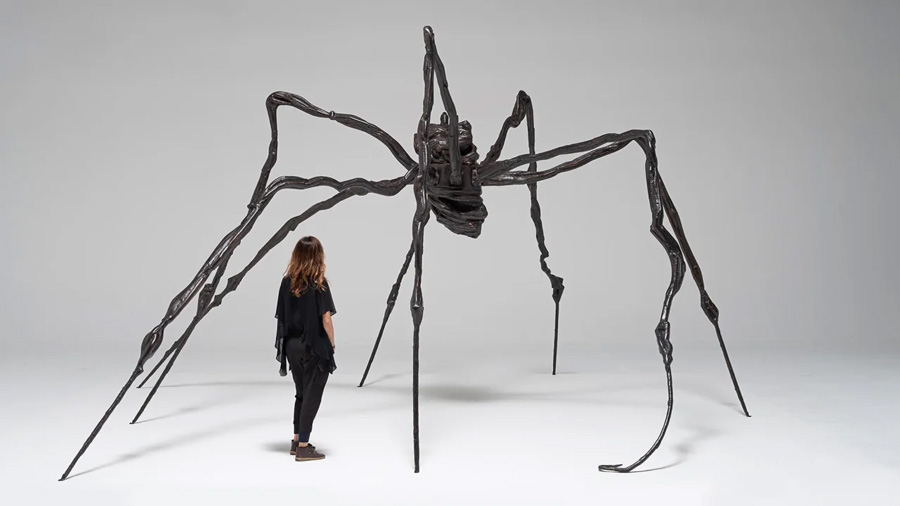 Giant Louise Bourgeois spider sculpture sells for record $32.8 million at auction