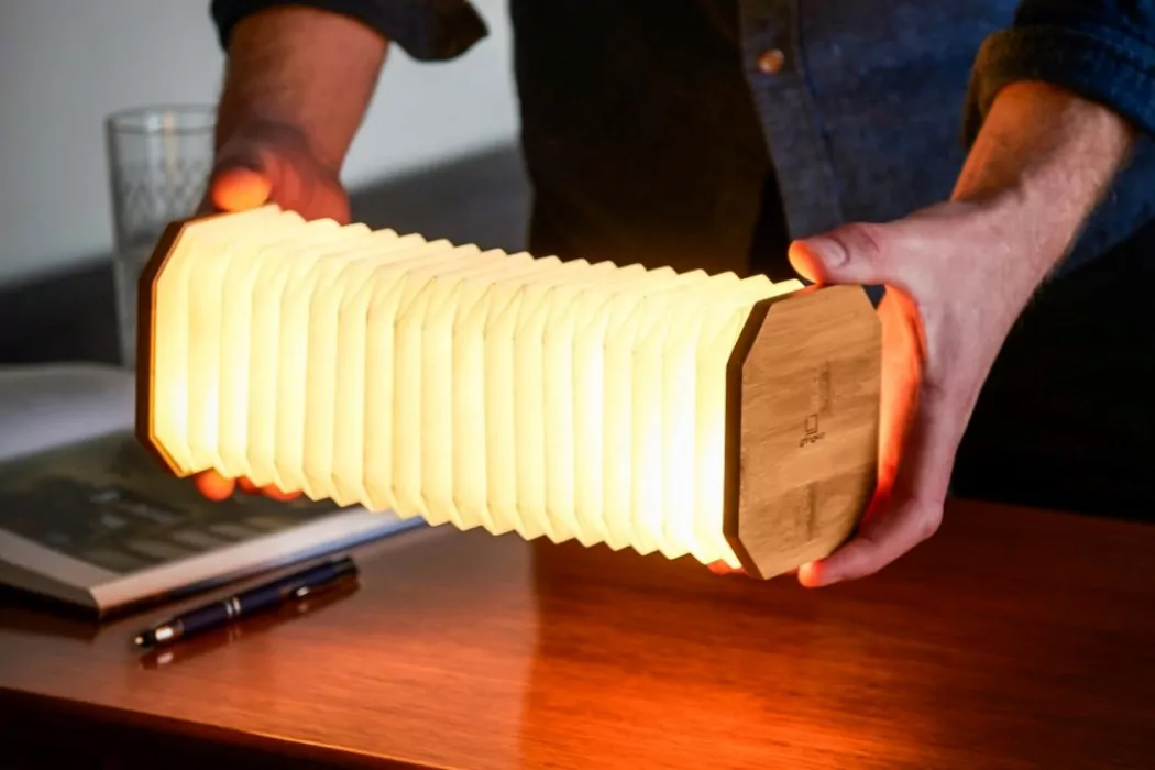 چراغ LED خلاقانه مبتنی بر آکاردئون توسط Gingko Design