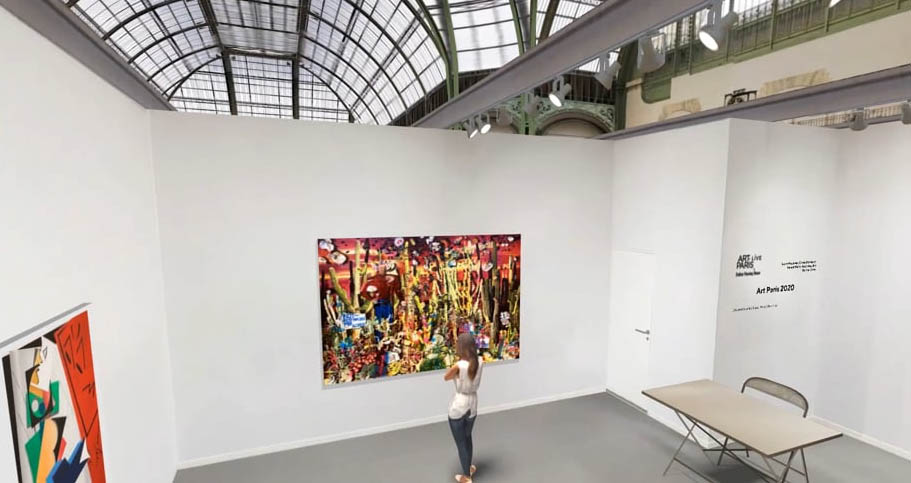 بازدید آنلاین از نمایشگاه Art Paris