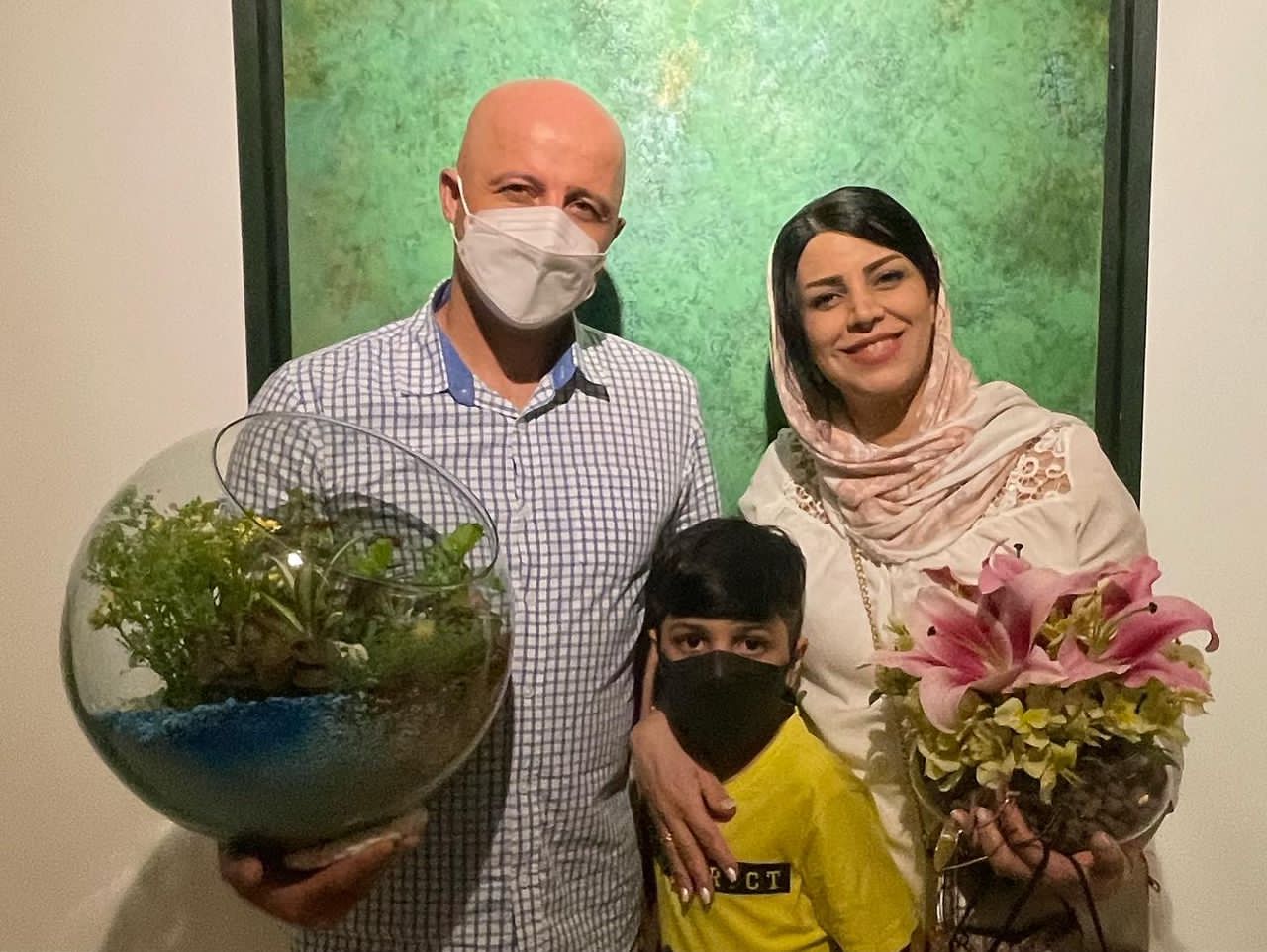 نمایش نقاشی های هدی بلوری در گالری خط سفید