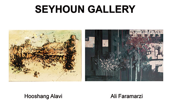 نمایشگاه آثار هنرمند ایرانی آقای هوشنگ علوی در گالری سیحون لس آنجلس