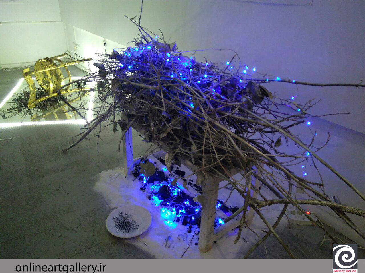 گزارش تصویری نمایشگاه هنر مفهومی "درخت" با یادی از عباس کیارستمی در گالری شهرکتاب فرشته