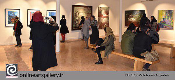 گزارش تصویری شماره 2 چهارمین کارنمای پژوهشی اعضای زیر چهل سال انجمن هنرمندان نقاش ایران