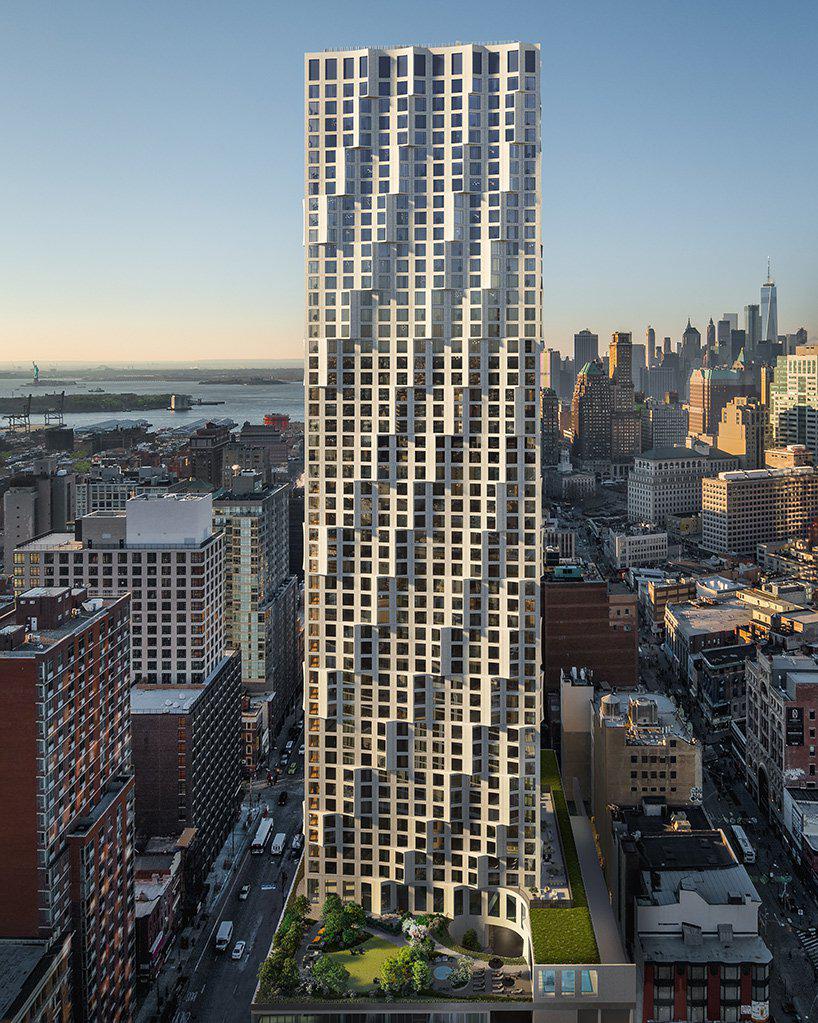 11 hoyt, a luxury residential tower by studio gang, tops out in downtown brooklyn