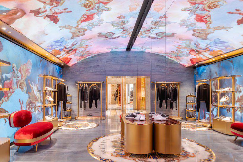 carbondale installs digital fresco in dolce & gabbanas latest rome store