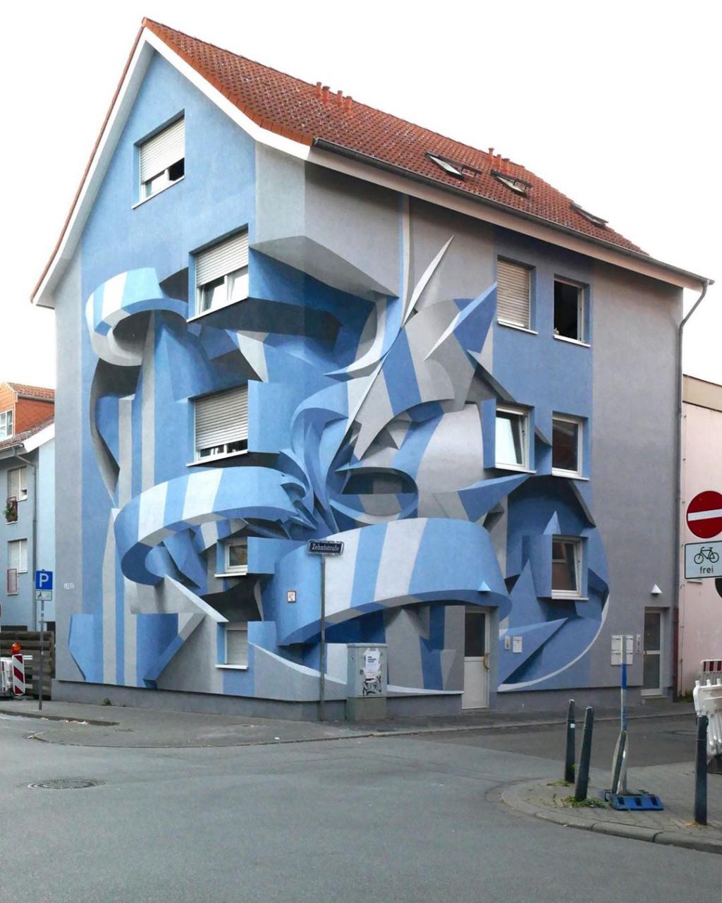 OPTICAL ILLUSION 3D MURALS BY ITALIAN ARTIST PEETA