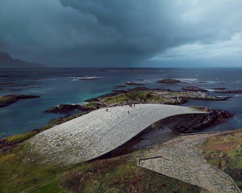 dorte mandrup chosen to build the whale visitor attraction inside the arctic circle